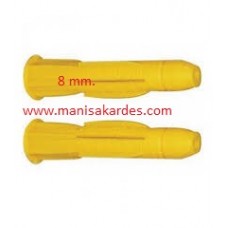 Dubel 8 mm Sarı Renk Roket Adet Fiyatı